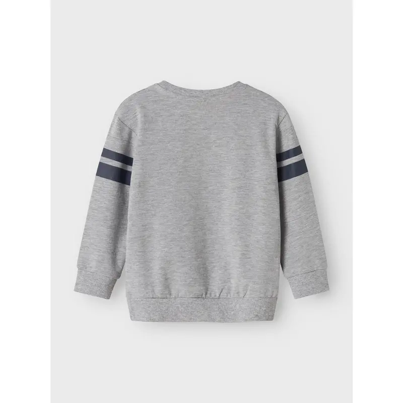 Name It Grey Melange Nmmadam Spider Nreg Sweat Bru Mar 3