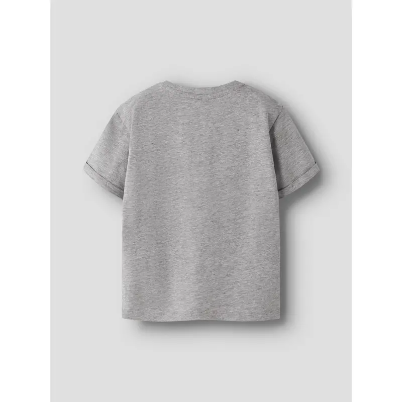 Name It Grey Melange Nmmalik Tonka Ss Nreg Top Cplg 2