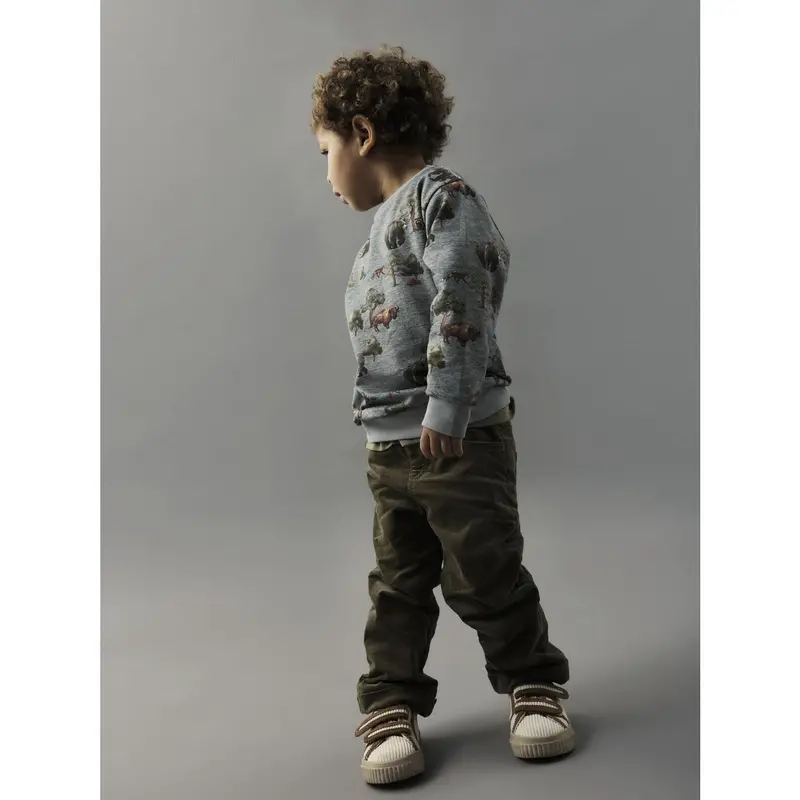 Name It Grey Melange Nmmolin Ls Nreg Sweat Bru Box 2