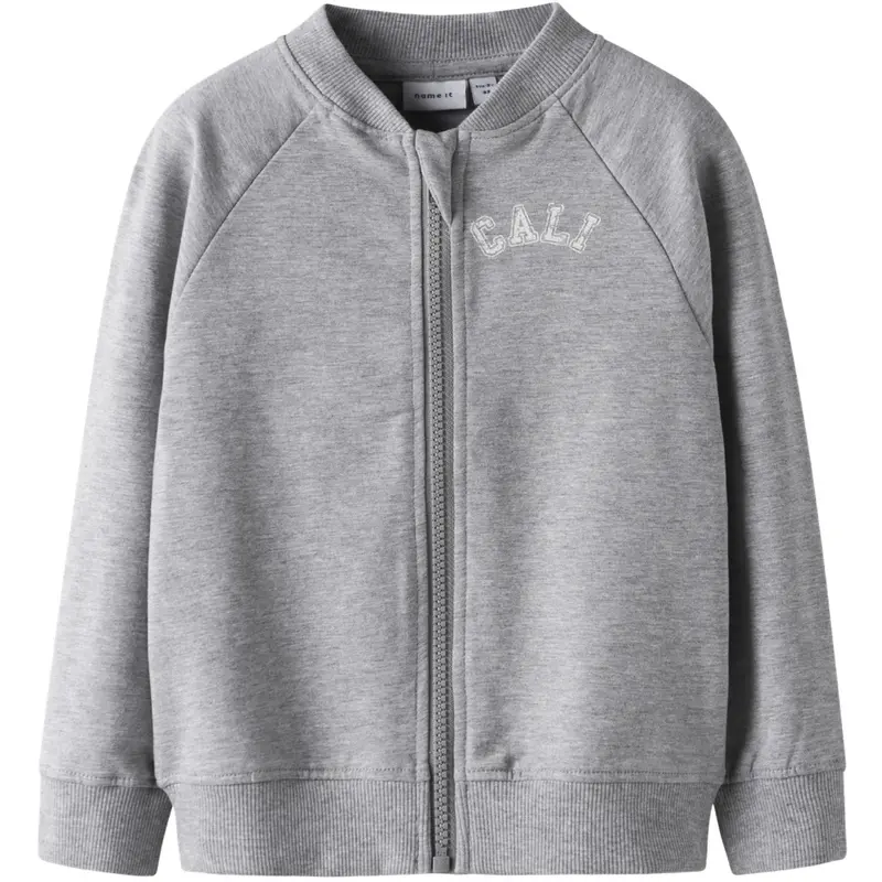 Name It Grey Melange Nmmtalli Nreg Sweat Card Unb 1