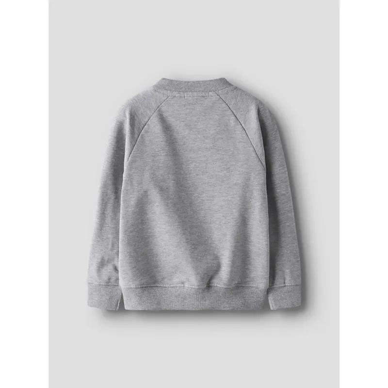 Name It Grey Melange Nmmtalli Nreg Sweat Card Unb 2