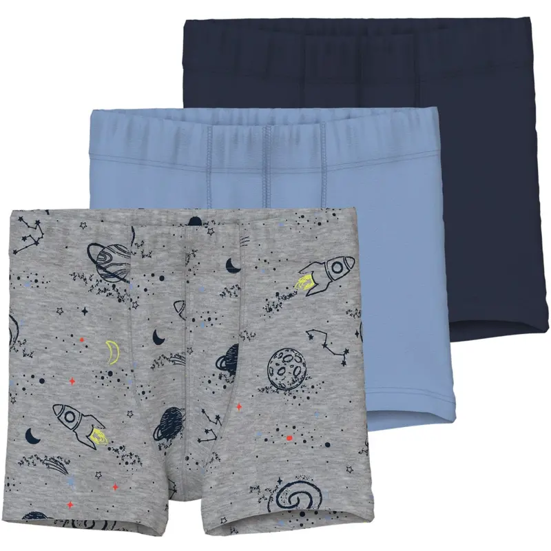 Name It Grey Melange Nmmtights 3P Grey Space Noos 1