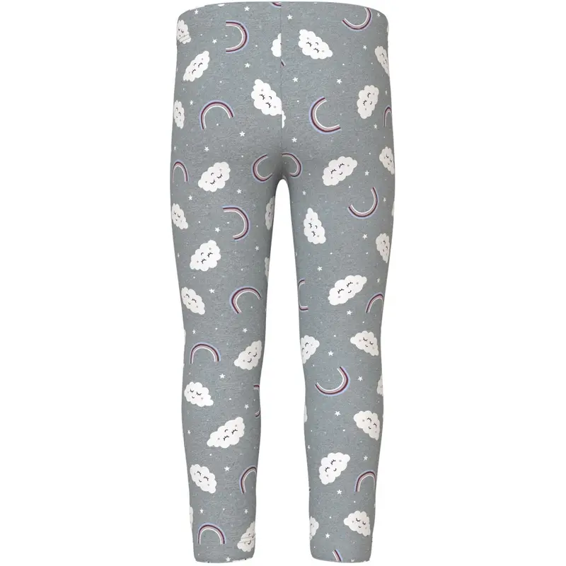 Name It Grey Melange Rainbow Clouds Nmfdavina Aop Swe Leggings Bru 3