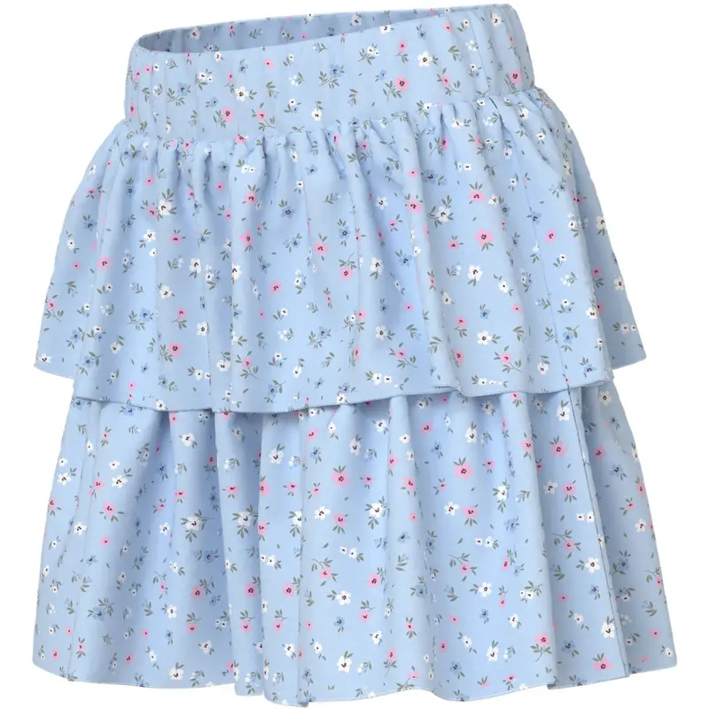 Name It Ice Water Small Floral Nkfvinaya Nederdel Fff Noos 2