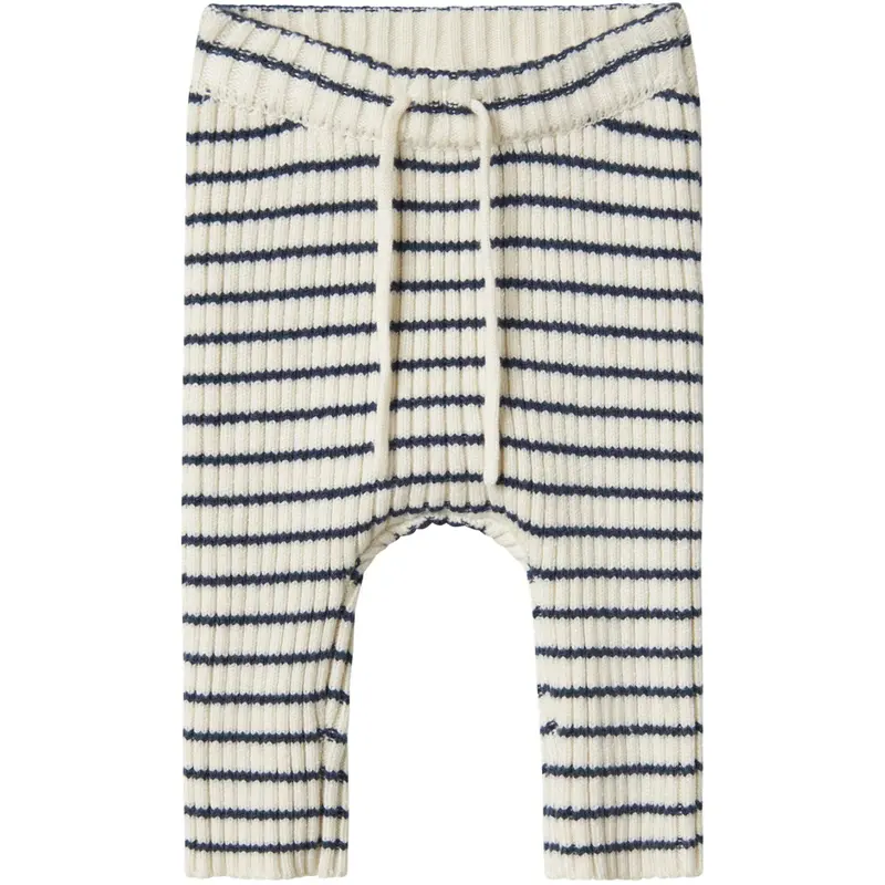 Name It Insignia Blue Cloud Dancer Nbmostripe Strik Bukser 1