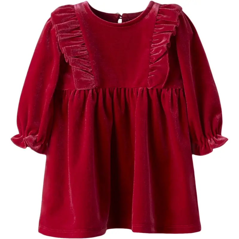 Name It Jester Red Nbfrinne Ls Vel Dress 1