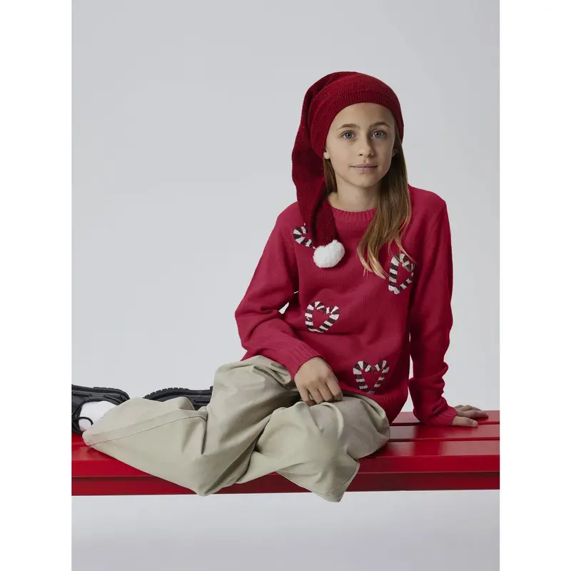 Name It Jester Red Nkfrajul Ls Loose Strik 2