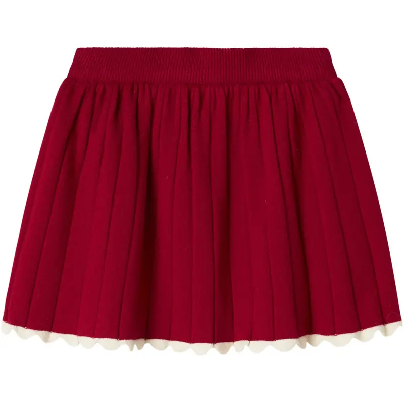Name It Jester Red Nmfralbo Knit Skirt 1