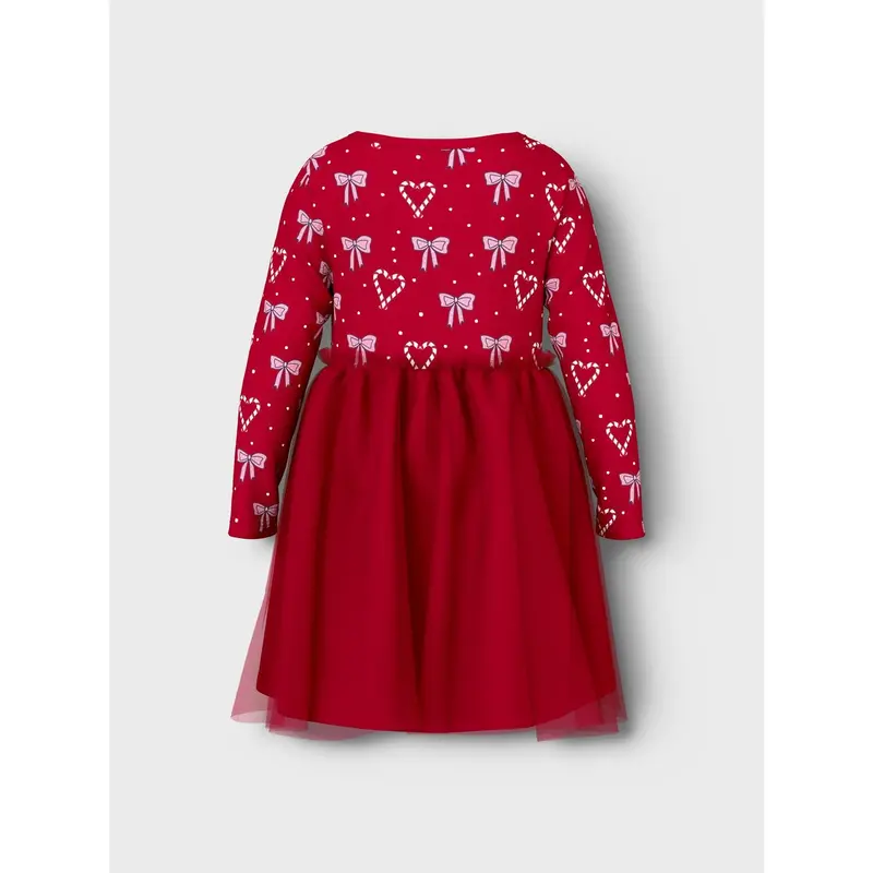 Name It Jester Red Nmfri Ls Dress 3
