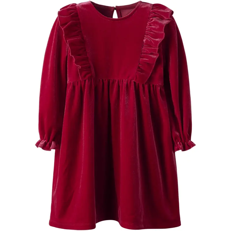 Name It Jester Red Nmfrinne Ls Vel Dress 1