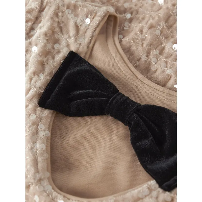 Name It Jet Stream Black Bow Nkfrusitta Ls Sløjfe Bluse 3