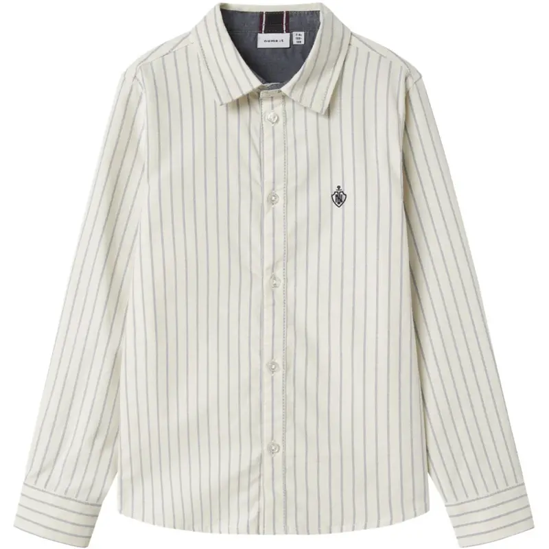 Name It Jet Stream Navy Blazer Nkmnewsa Ls Skjorte Noos 1