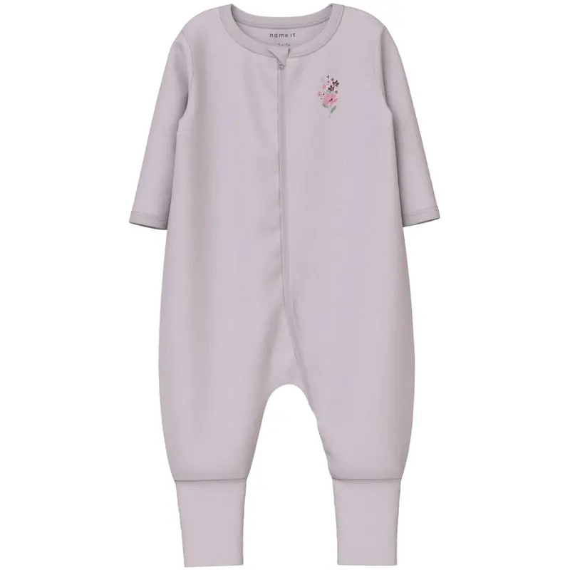 Name It Jet Stream Nbfnightsuit 2P Zip Ff Flower Noos 3