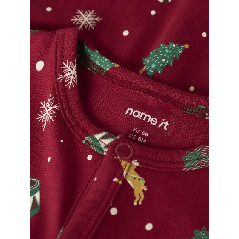 Name It Jule Natdragt Jester Red Xmas Aop 2