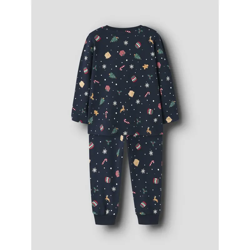 Name It Jule Nattøj Sæt Navy Blazer Xmas Aop 7