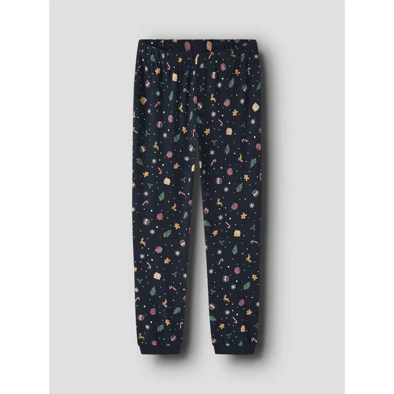 Name It Jule Nattøj Sæt Voksen Navy Blazer Xmas Aop 3