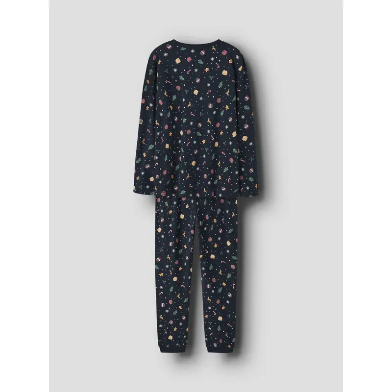 Name It Jule Nattøj Sæt Voksen Navy Blazer Xmas Aop 4