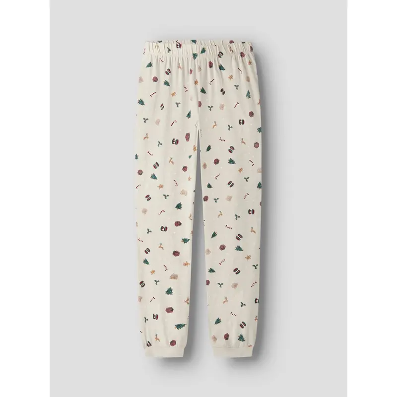 Name It Jule Nattøj Sæt Voksen Whitecap Gray Xmas Aop 3