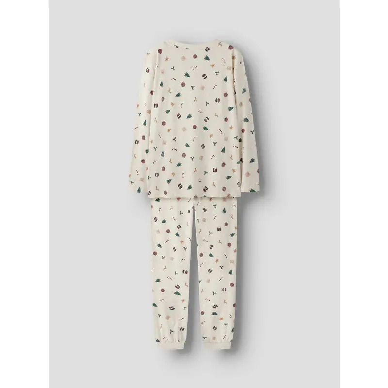 Name It Jule Nattøj Sæt Voksen Whitecap Gray Xmas Aop 4