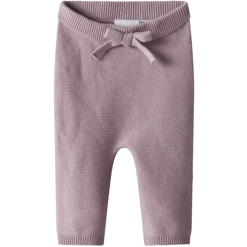 Name It Keepsake Lilac Nbfoda Strik Leggings 1
