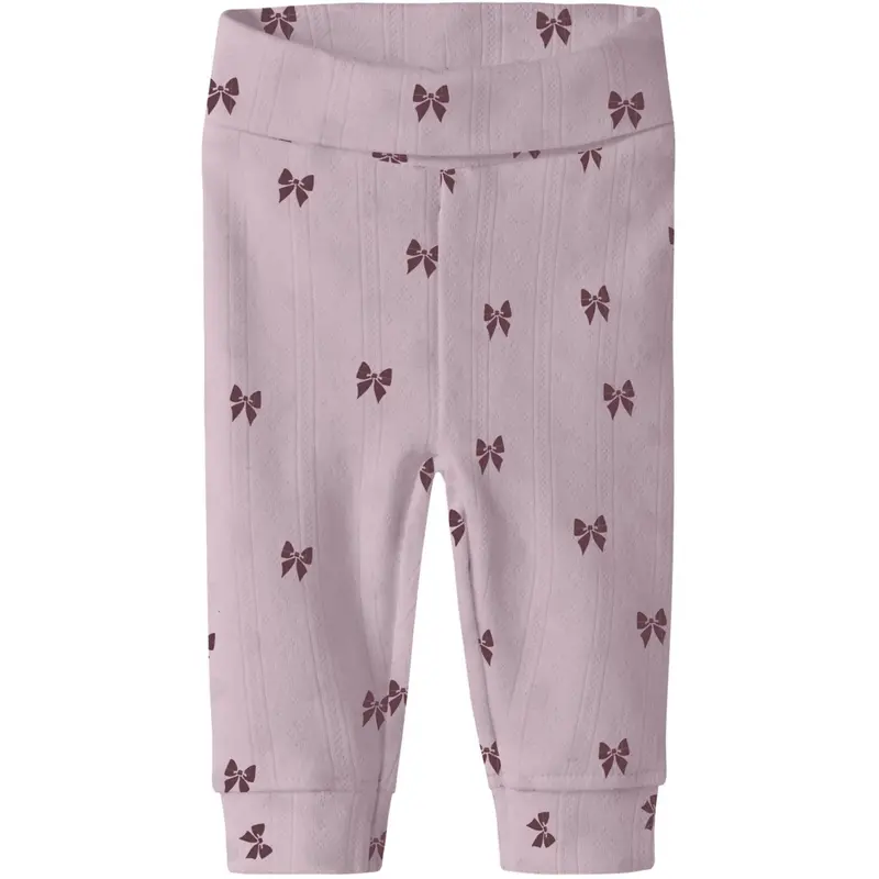 Name It Keepsake Lilac Nbfribbea Leggings 1
