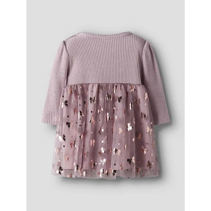 Name It Keepsake Lilac Nbfrosally Ls Kjole 4