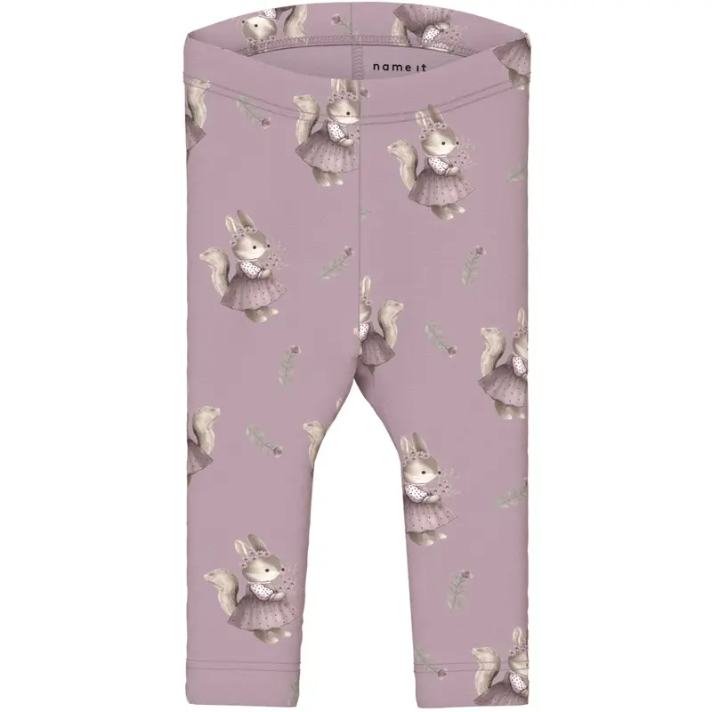 Name It Keepsake Lilac Nbfshelly Leggings 1