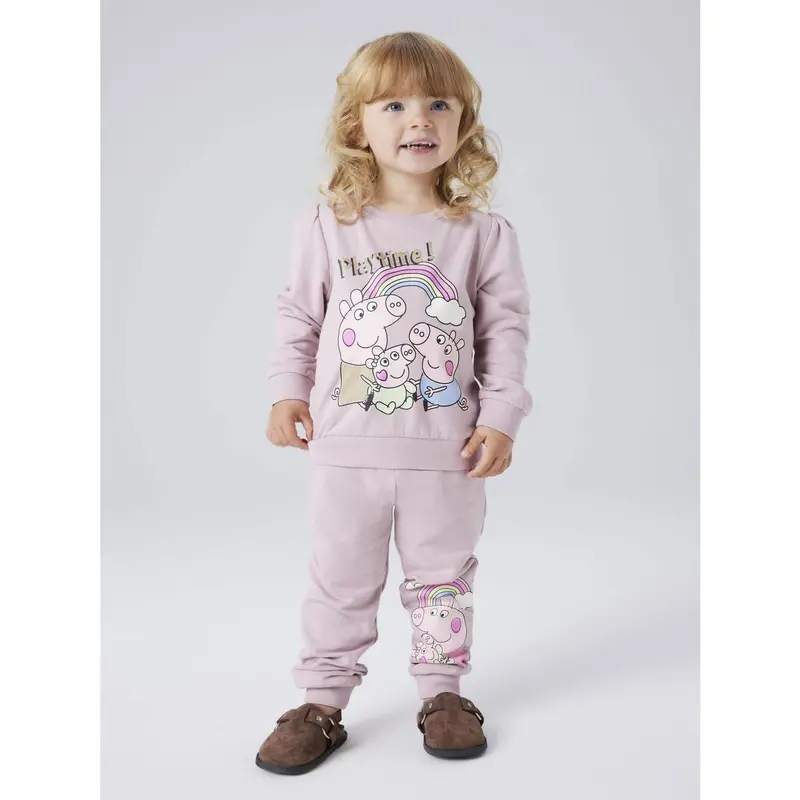 Name It Keepsake Lilac Nmfnori Peppa Sweat Bru Lnoos Cplg 2