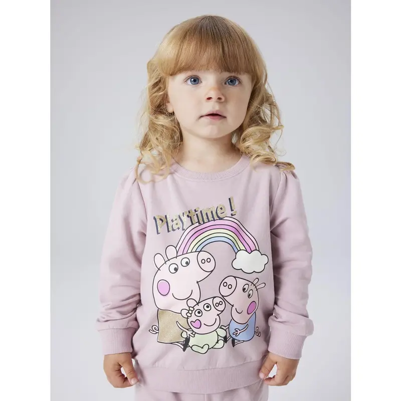 Name It Keepsake Lilac Nmfnori Peppa Sweat Bru Lnoos Cplg 3