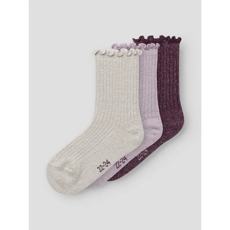 Name It Keepsake Lilac Nmfrosie 3P Strømper 3
