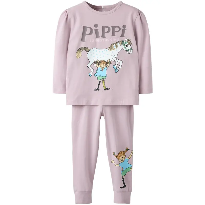 Name It Keepsake Lilac Nmfsoleim Pippi Ls Natsæt Sky 1
