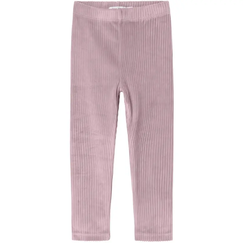 Name It Keepsake Lilac Nmfveloa Velvet Leggings 1