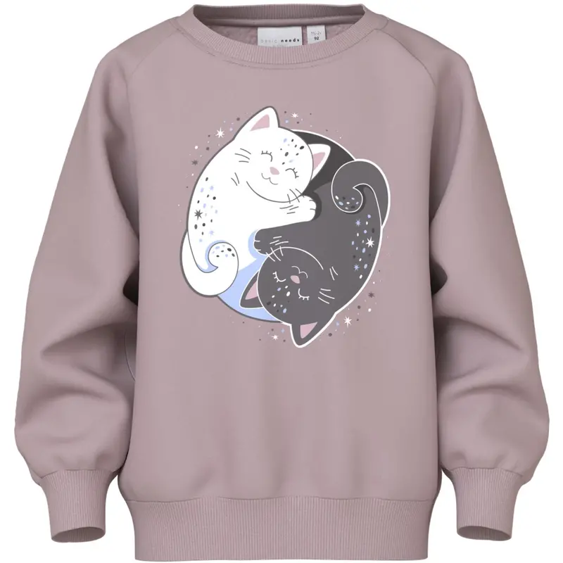 Name It Keepsake Lilac Yin Yang Cat Nmfvenus Ls Nreg Sweat Bru 1