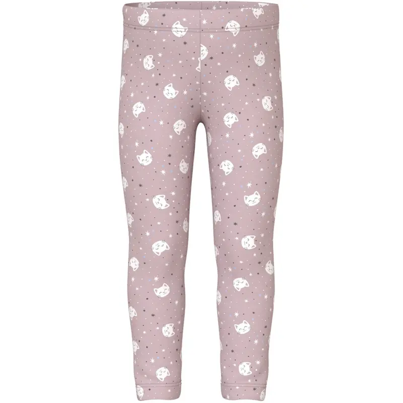 Name It Keepsake Lilac Yin Yang Cats Nmfdavina Aop Swe Leggings Bru 1