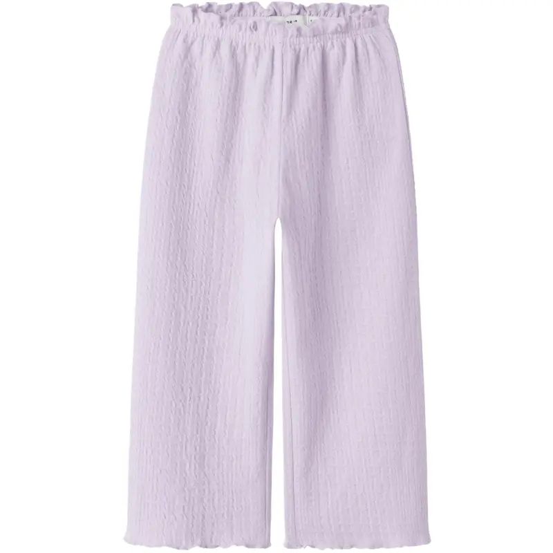 Name It Lavender Fog Nkffilura Wide Bukser 1