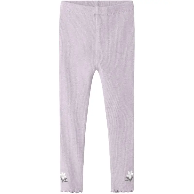 Name It Lavender Fog Nmfdari Leggings 1