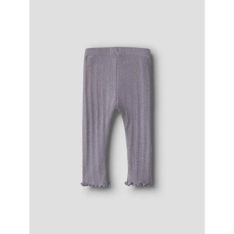 Name It Lavender Gray Melange Nbfblitta Leggings 2