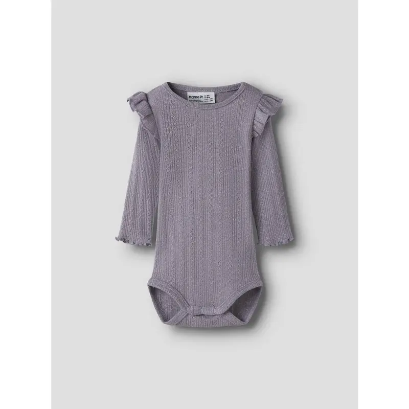 Name It Lavender Gray Melange Nbfblitta Ls Body 3