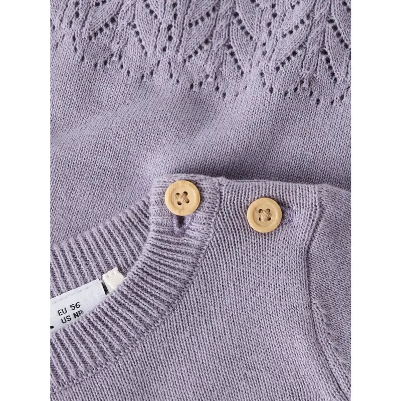 Name It Lavender Gray Nbfbrit Ls Strik 2