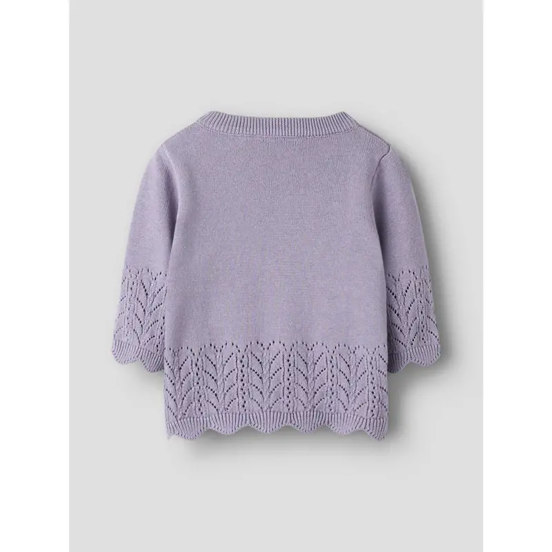Name It Lavender Gray Nbfbrit Ls Strik 3
