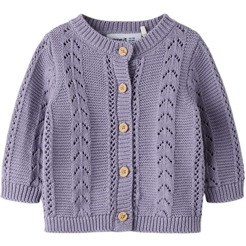 Name It Lavender Gray Nbftandra Ls Strik Card 1
