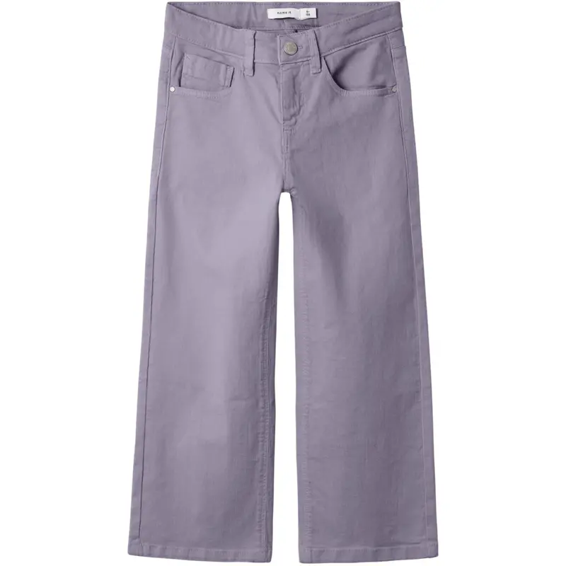 Name It Lavender Gray Nkfrose Wide Twi Bukser 1115-Tp Noos 1