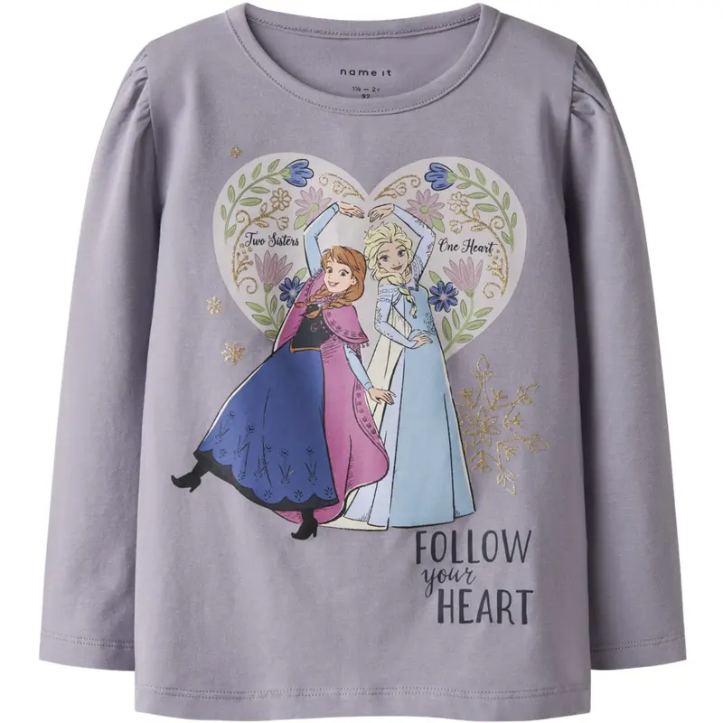 Name It Lavender Gray Nmfdora Frozen Ls Top Box Wdi 1