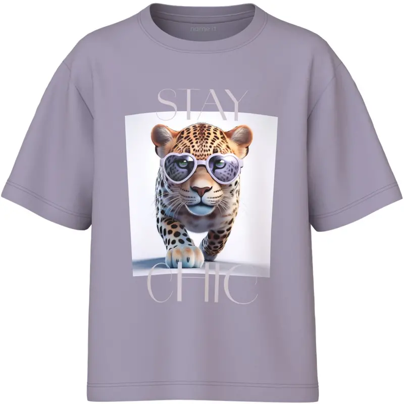 Name It Lavender Gray Stay Chic Nkfvotea Ss Nreg Top 1