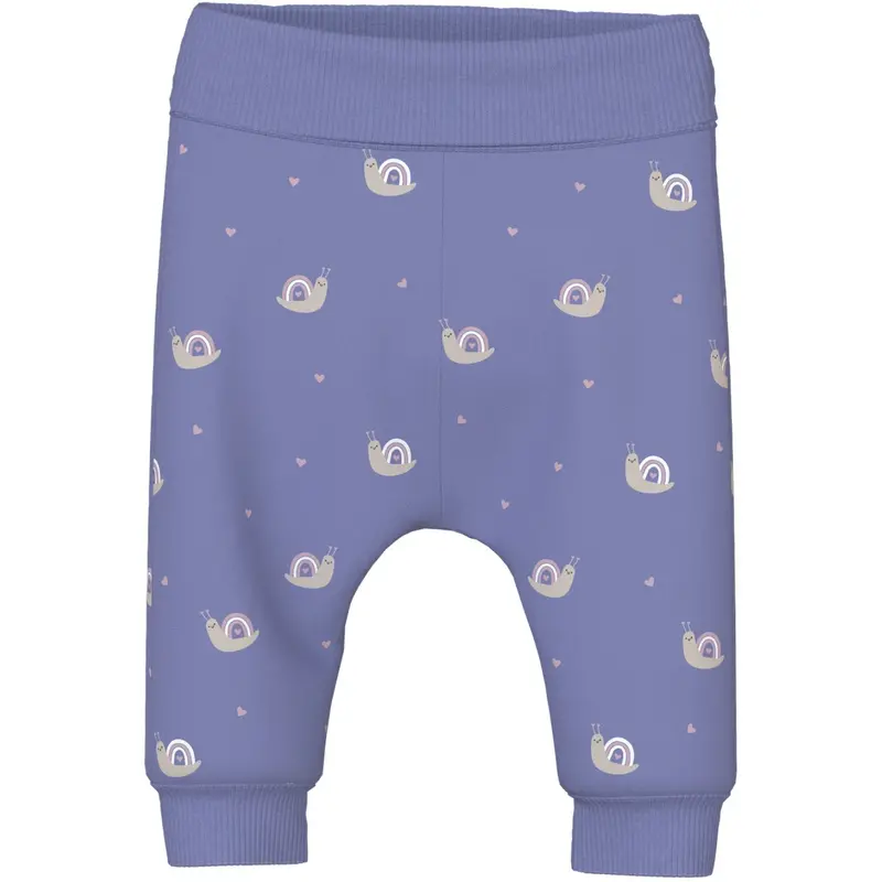 Name It Lavender Violet Snail Nbfvimone Sweat Bukser Box Bru 1