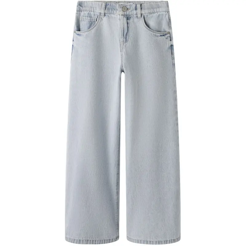 Name It Light Blue Bleached Denim Nkfbella Skater Xwide Jeans 3111-Za Noos 1