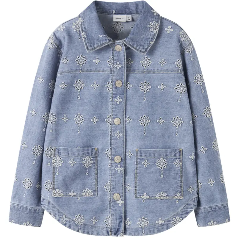 Name It Light Blue Denim Anglaise Nkfharper Dnm Anglaise Jakke 1026-Ov H 1
