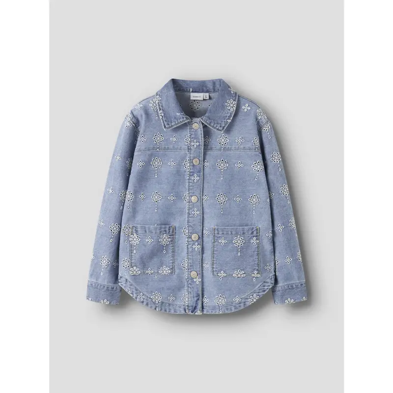 Name It Light Blue Denim Anglaise Nkfharper Dnm Anglaise Jakke 1026-Ov H 3