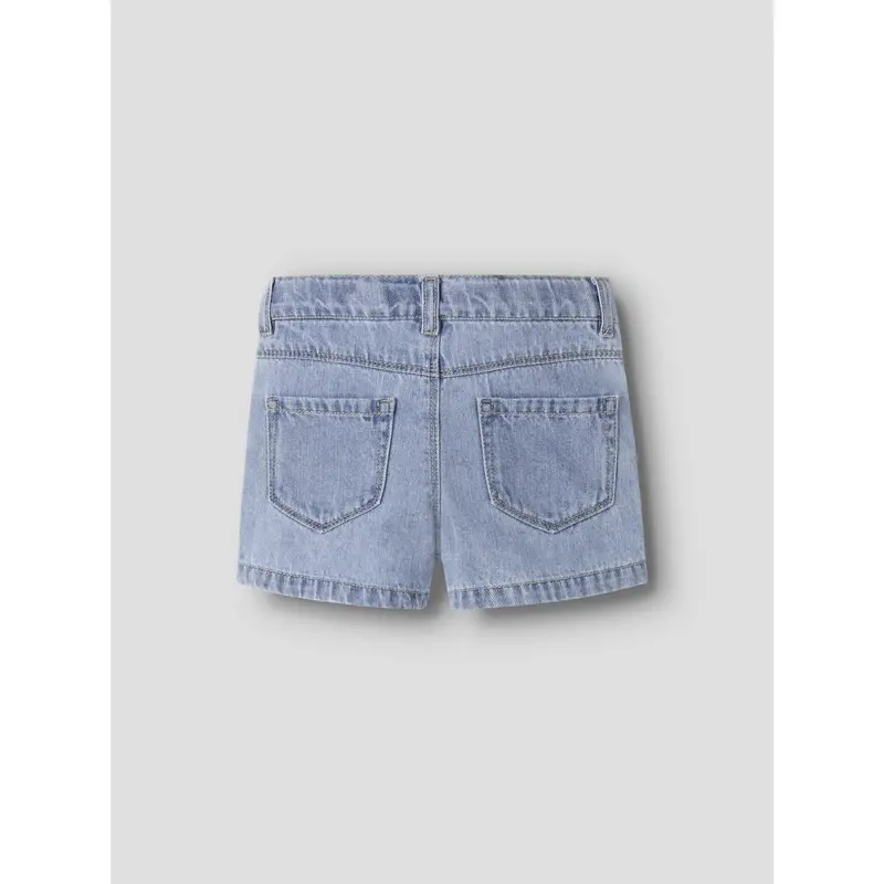 Name It Light Blue Denim Anglaise Nmfrose Mom Dnm Anglai Shorts 1026-Ov H 4