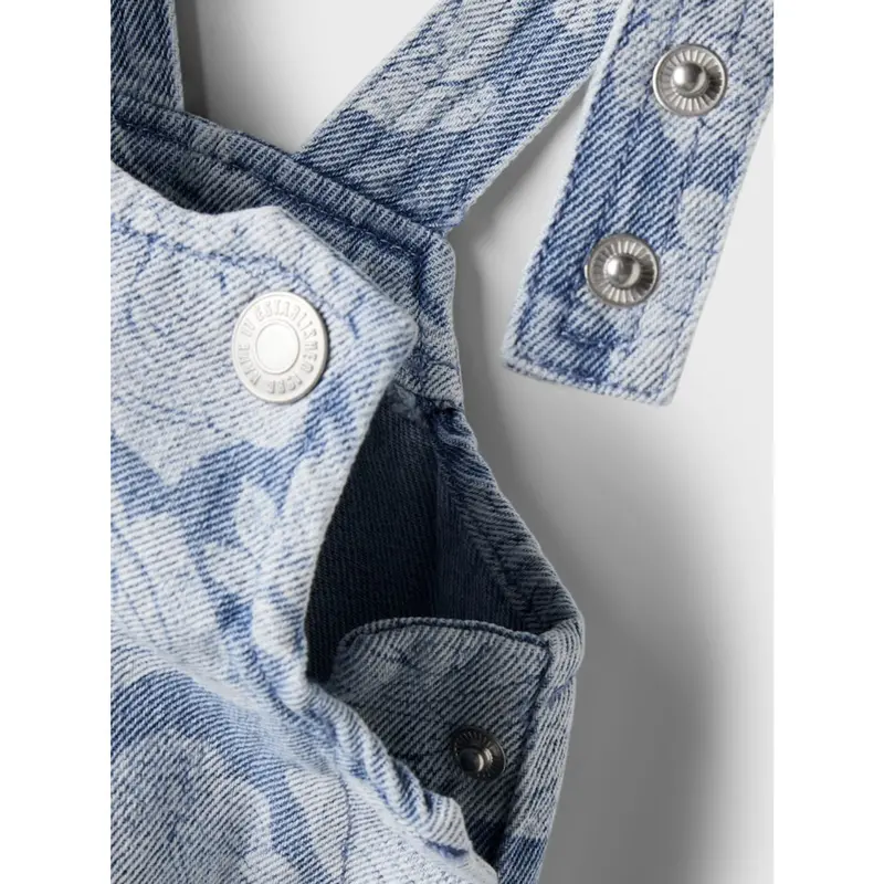 Name It Light Blue Denim Nbfsilla Dnm Hagesmæk Spencer Kjole 2121-Za H 3